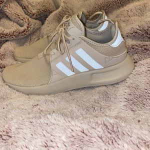 Adidas X_PLR casual sneaker light brown. Kids size 6/ womens 7.5 lightly worn